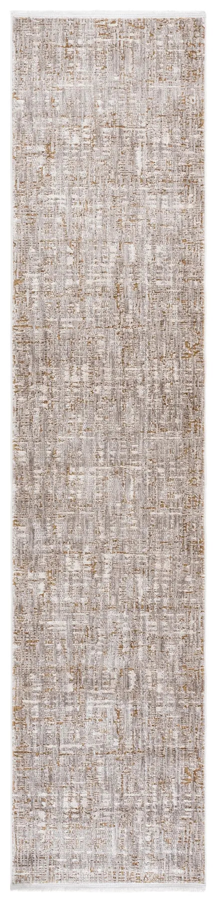 Safavieh Garnet 2'-2" x 10'-0" Rug in Gold / Grey