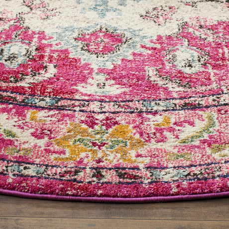 Safavieh Monaco 5'-0" x 5'-0" Rug in Pink / Multi