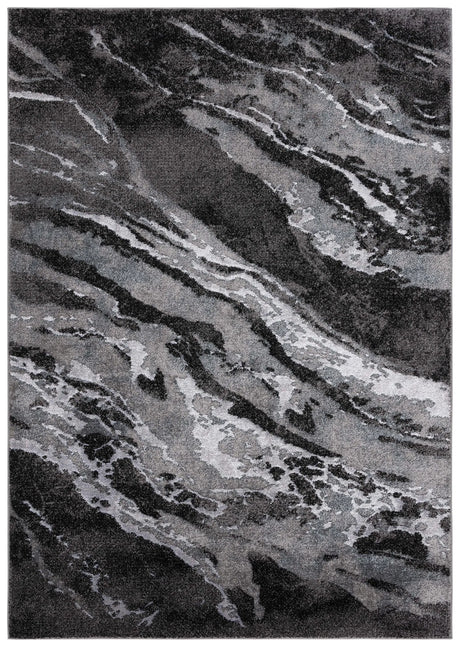 Safavieh Pacific 4'-5" x 6'-5" Rug in Grey / Black