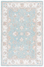 Safavieh Heritage 4'-0" x 6'-0" Rug in Light Blue / Ivory