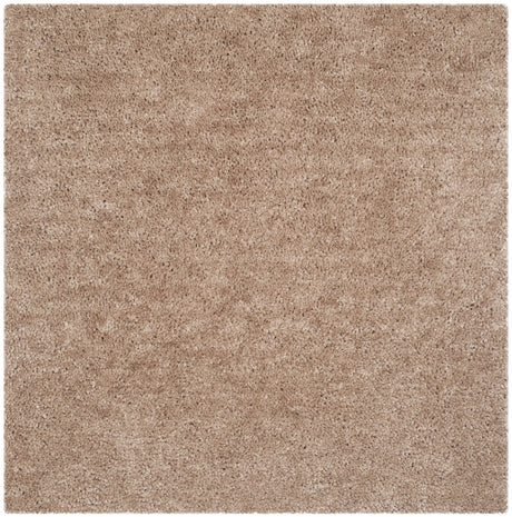 Safavieh Shag 6'-0" x 6'-0" Rug in Beige