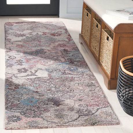 Safavieh Anatolia 2'-3" x 8'-0" Rug in Brown / Pink