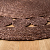 Safavieh Natural Fiber 5'-0" x 5'-0" Rug in Brown