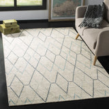 Safavieh Stone Wash 5'-0" x 8'-0" Rug in Ivory / Blue