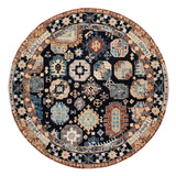 Safavieh Aspen 7'-0" x 7'-0" Rug in Black / Ivory