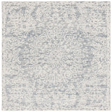 Safavieh Ebony 6'-0" x 6'-0" Rug in Grey / Ivory