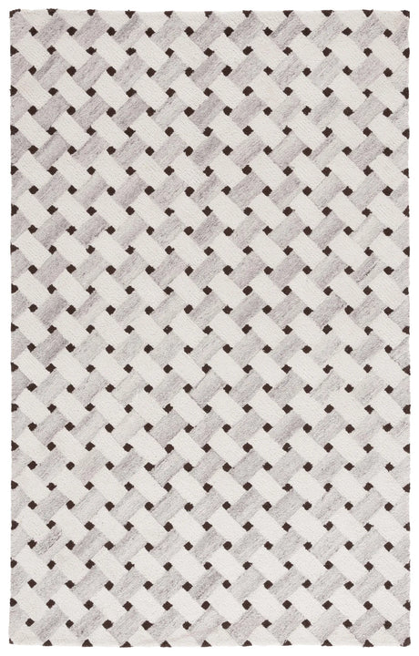 Safavieh Genre 4'-0" x 6'-0" Rug in Ivory / Brown