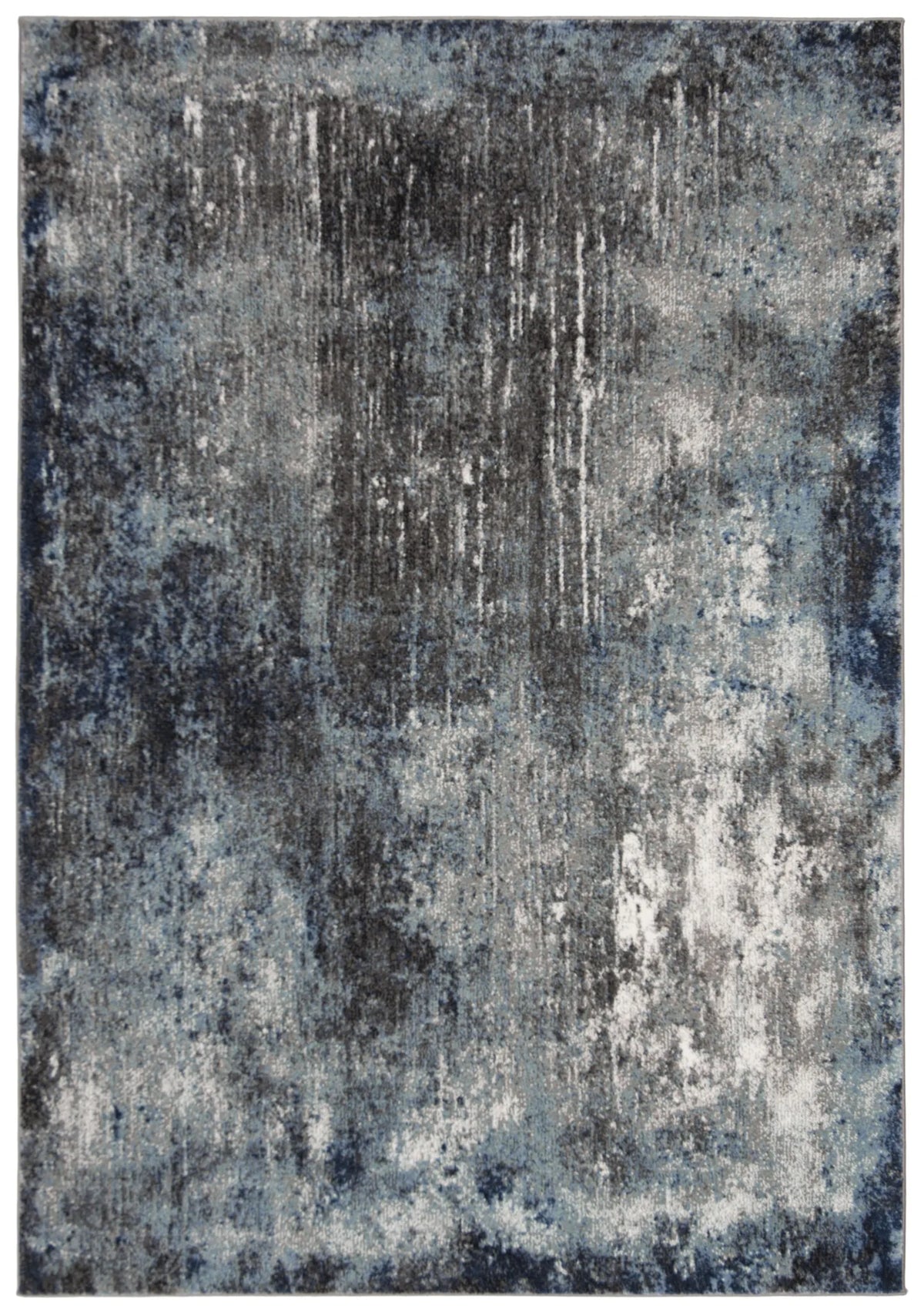 Safavieh Galaxy 4'-0" x 6'-0" Rug in Charcoal / Blue