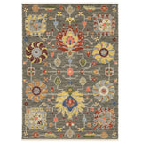 Oriental Weavers Lucca 8111K Grey/ Multi Rug - main flat