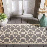 Safavieh Courtyard 2'-0" x 3'-7" Rug in Grey / Beige