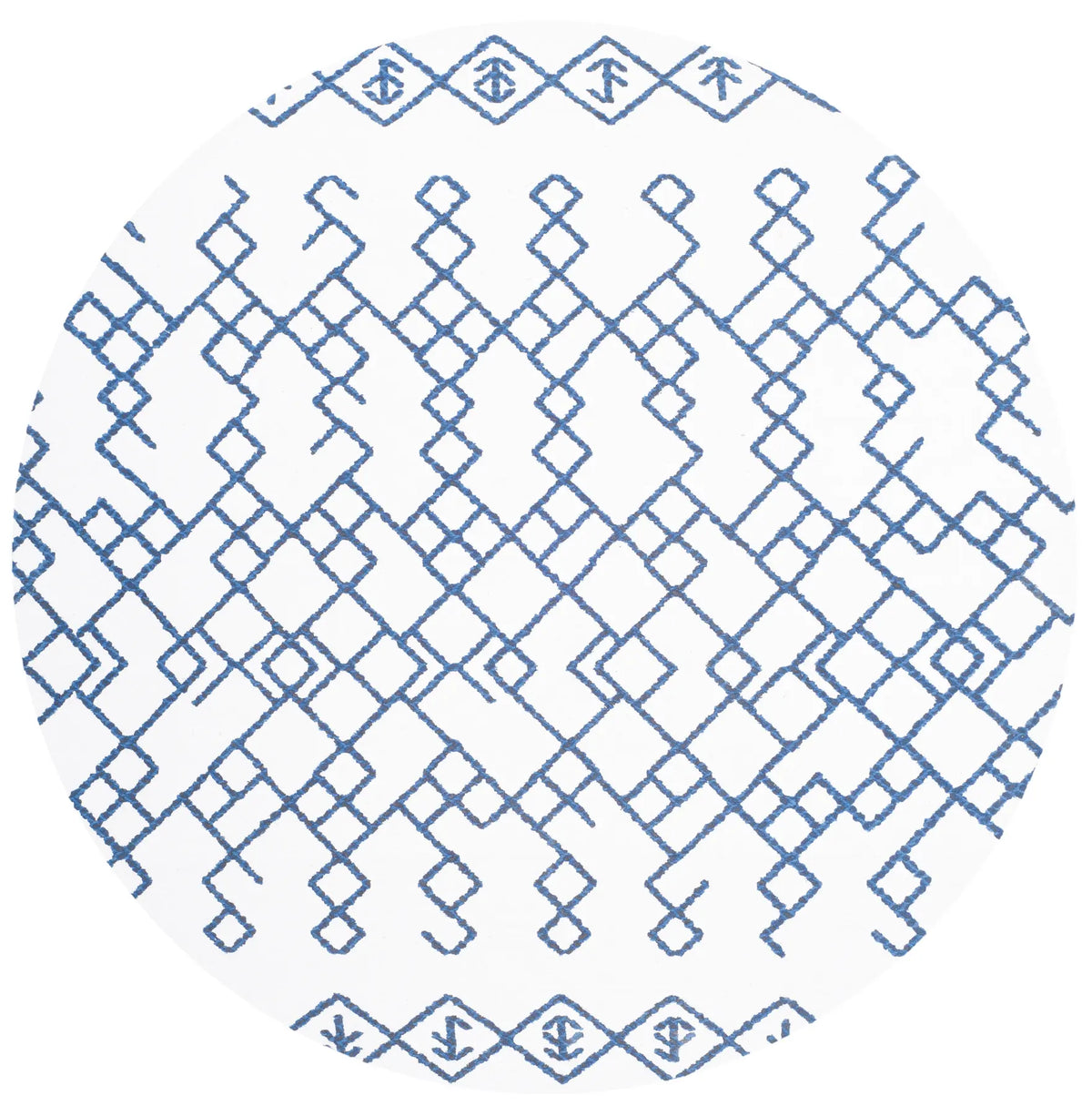 Safavieh Cedar Brook 6'-0" x 6'-0" Rug in Ivory / Navy