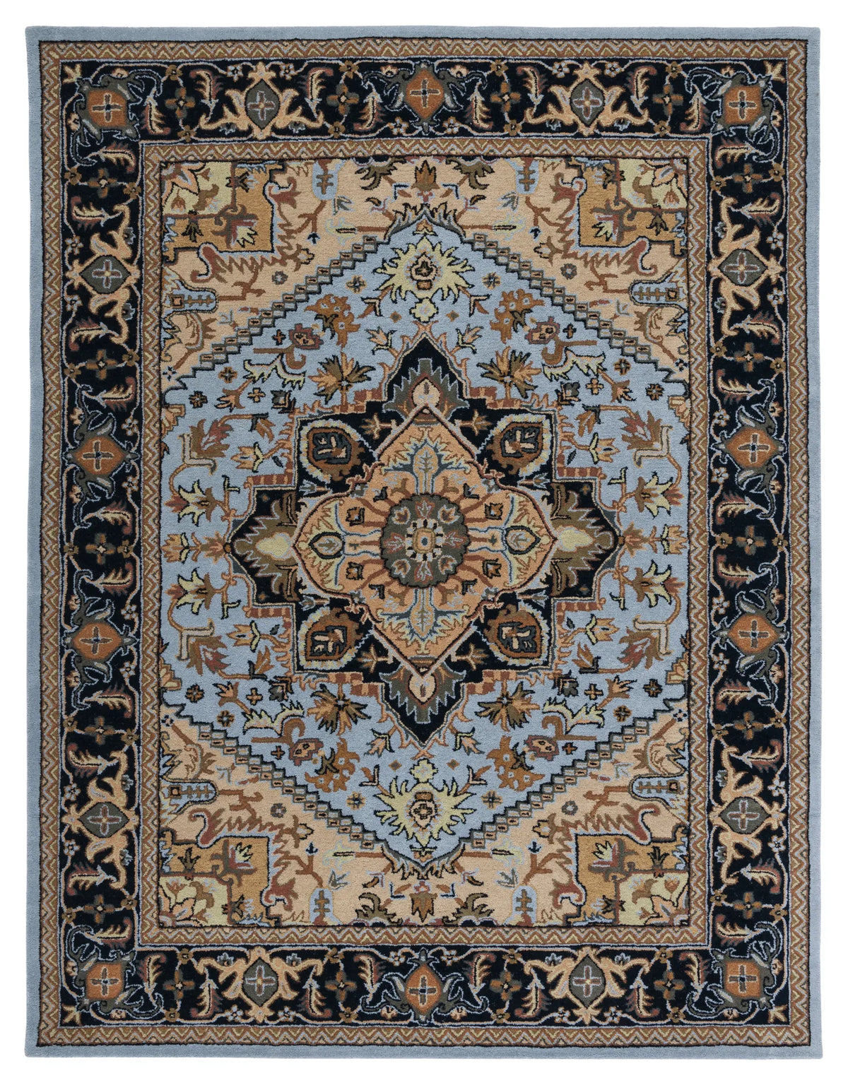 Safavieh Heritage 10'-0" x 14'-0" Rug in Blue / Light Brown