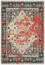 Safavieh Classic Vintage 4'-0" x 6'-0" Rug in Red / Charcoal