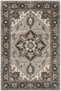 Safavieh Royalty 4'-0" x 6'-0" Rug in Silver / Charcoal