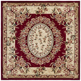Safavieh Lyndhurst 8'-0" x 8'-0" Rug in Red / Ivory