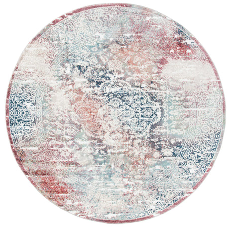 Safavieh Skyler 6'-7" x 6'-7" Rug in Beige / Burgundy