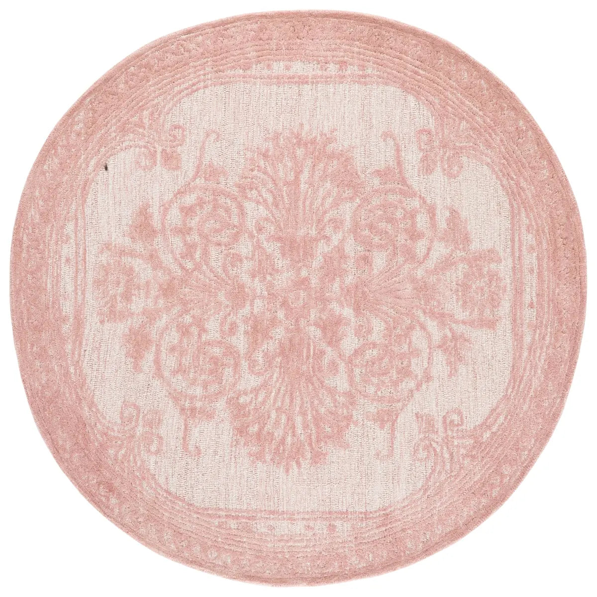 Safavieh Metro 6'-0" x 6'-0" Rug in Pink / Ivory