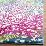 Safavieh Watercolor 4'-0" x 6'-0" Rug in Ivory / Fuchsia