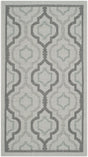 Safavieh Courtyard 2'-0" x 3'-7" Rug in Light Grey / Anthracite