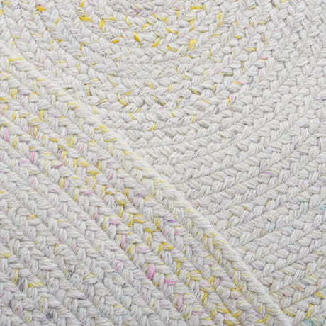 Safavieh Braided 5'-0" x 5'-0" Rug in Ivory / Yellow