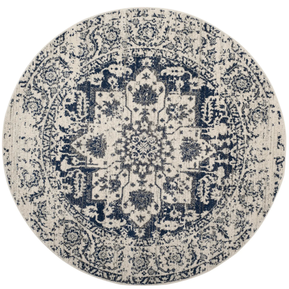 Safavieh Madison 10'-0" x 10'-0" Rug in Cream / Navy