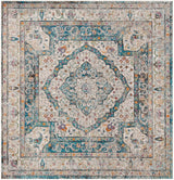 Safavieh Aria 6'-5" x 6'-5" Rug in Creme / Red