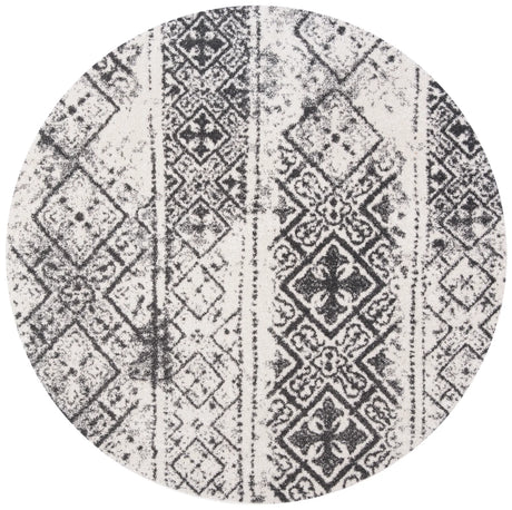Safavieh Adirondack 6'-0" x 6'-0" Rug in Silver / Black