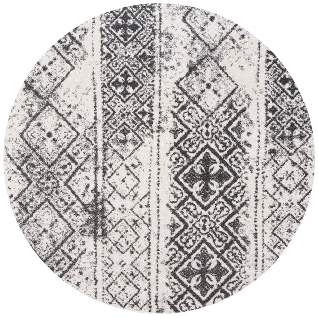 Safavieh Adirondack 6'-0" x 6'-0" Rug in Silver / Black