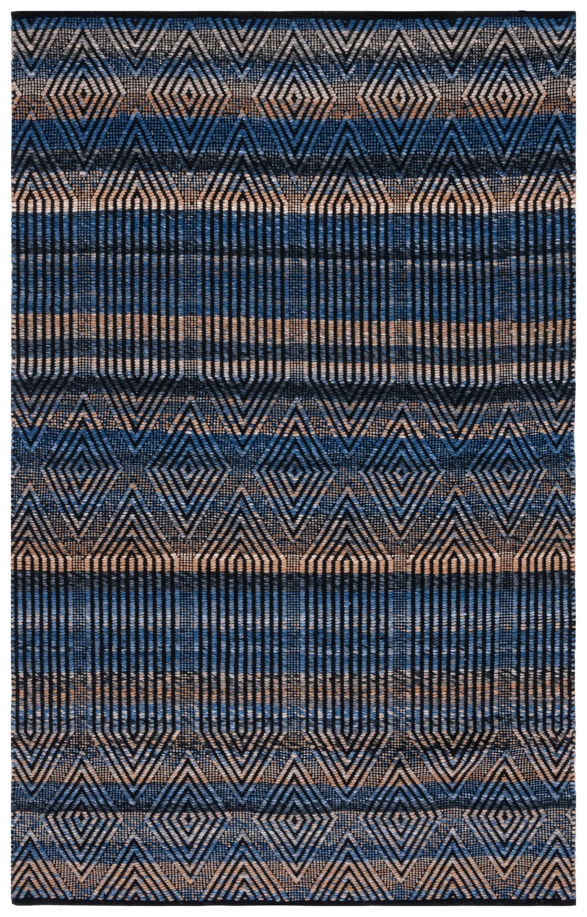 Safavieh Natura 4'-0" x 6'-0" Rug in Blue / Orange