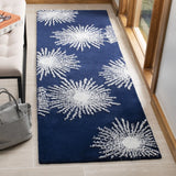 Safavieh Soho 2'-6" x 8'-0" Rug in Dark Blue / Ivory