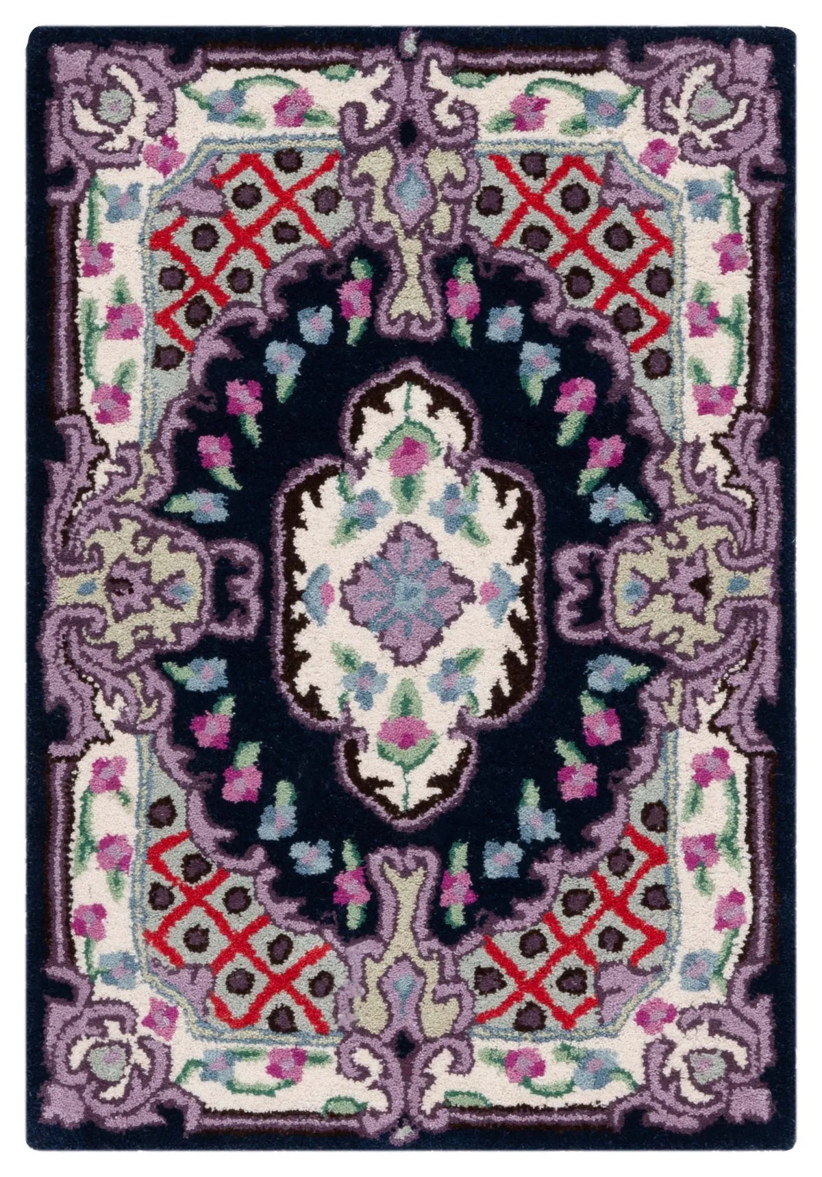 Safavieh Bellagio 2'-0" x 3'-0" Rug in Navy / Ivory