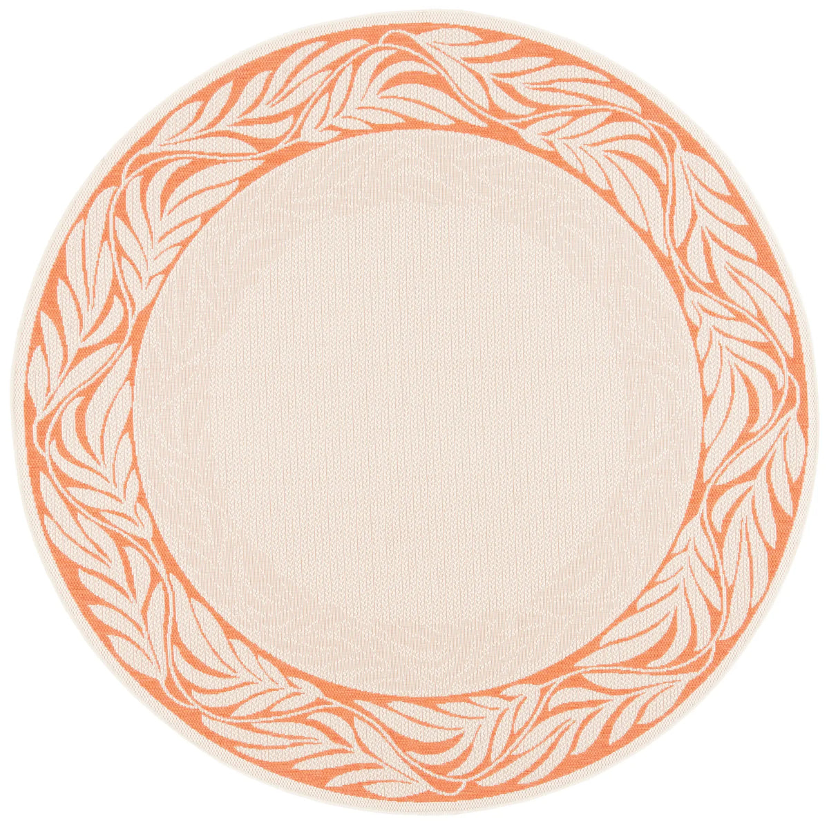 Safavieh Courtyard 6'-7" x 6'-7" Rug in Natural / Terra