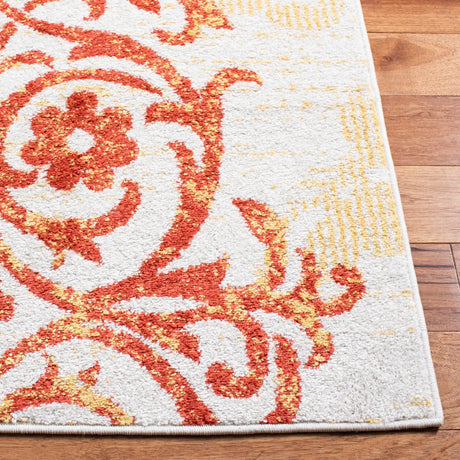Safavieh Adirondack 4'-5" x 6'-5" Rug in Grey / Gold