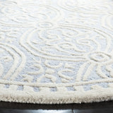 Safavieh Cambridge 6'-0" x 6'-0" Rug in Light Blue / Ivory