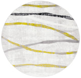Safavieh Skyler 6'-7" x 6'-7" Rug in Ivory Grey / Green