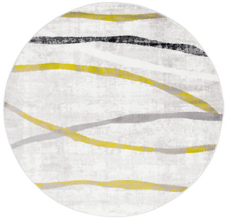Safavieh Skyler 6'-7" x 6'-7" Rug in Ivory Grey / Green