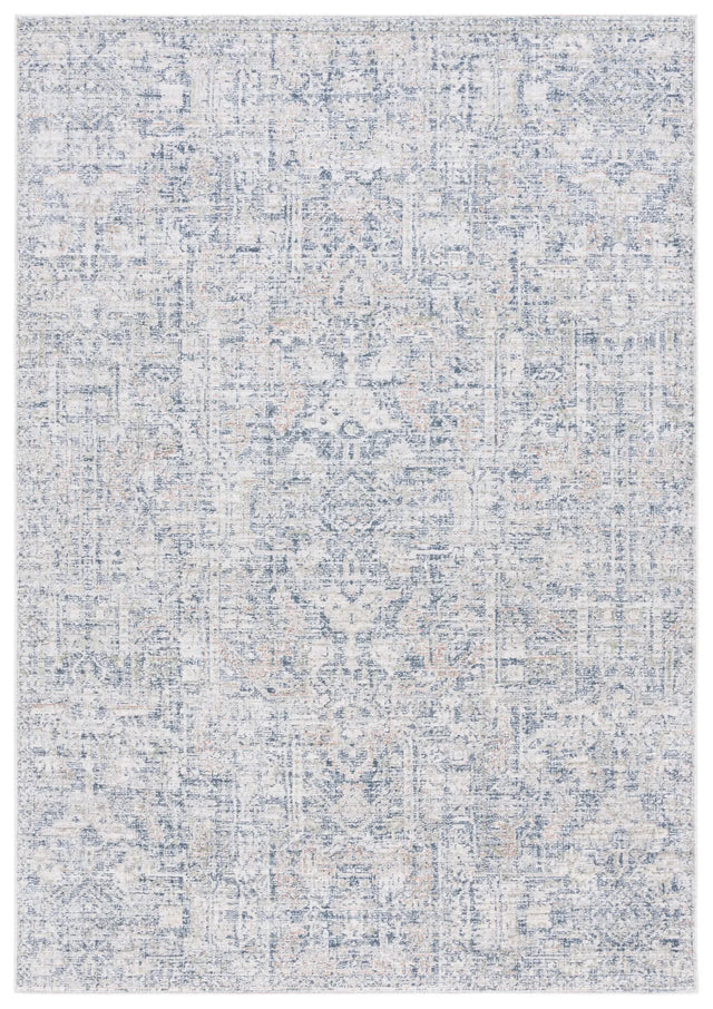 Safavieh Hunter 100 4'-0" x 6'-0" Rug in Ivory / Dark Grey / Sage