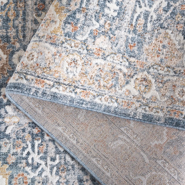 Safavieh Scarlett 400 4'-0" x 6'-0" Rug in Blue / Ivory Rust