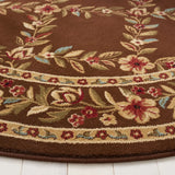 Safavieh Lyndhurst 5'-3" x 5'-3" Rug in Brown / Brown