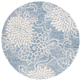Safavieh Jardin 6'-0" x 6'-0" Rug in Blue / Ivory