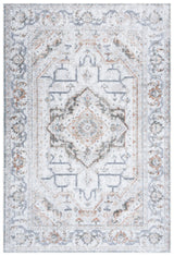 Safavieh Baltimore 4'-0" x 6'-0" Rug in Light Grey / Rust
