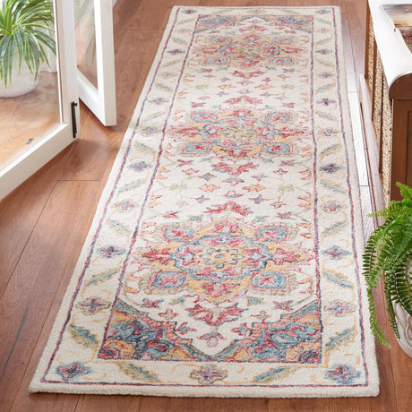 Safavieh Metro 2'-3" x 9'-0" Rug in Ivory / Rust