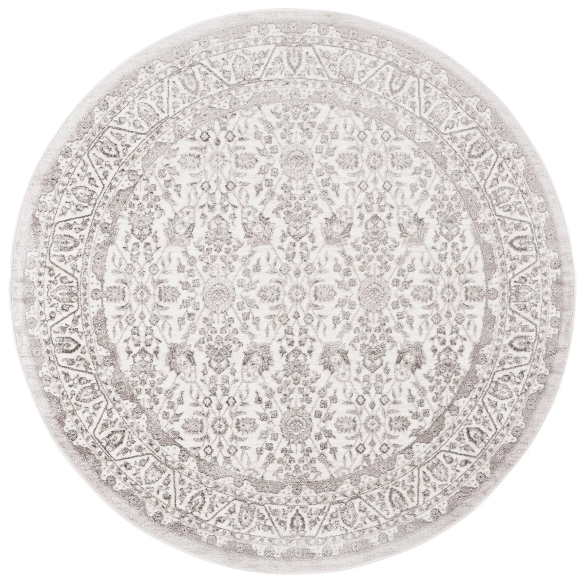 Safavieh Orchard 6'-7" x 6'-7" Rug in Ivory / Silver