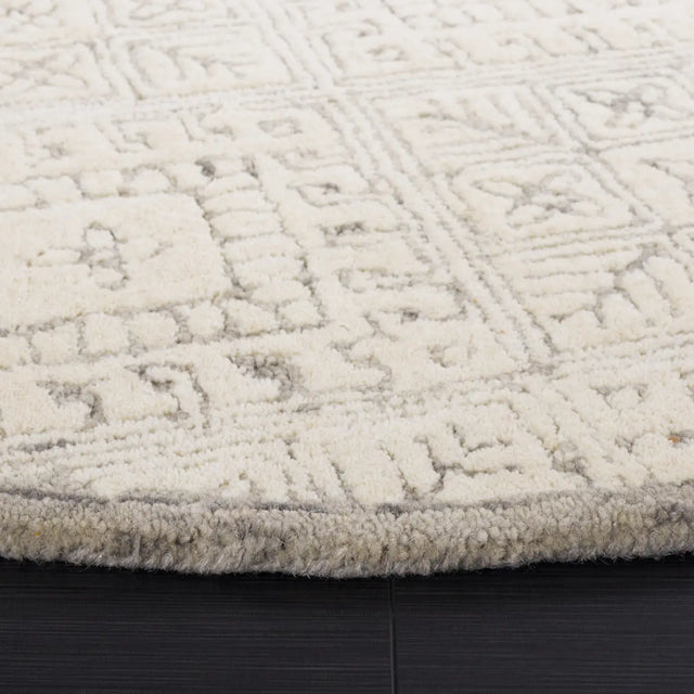 Safavieh Glamour 6'-0" x 6'-0" Rug in Grey / Ivory