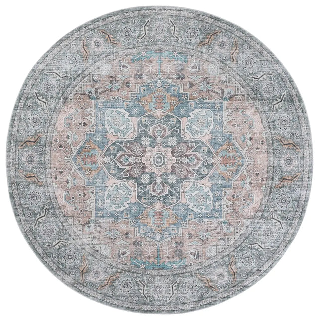 Safavieh Arizona 6'-0" x 6'-0" Rug in Copper / Green