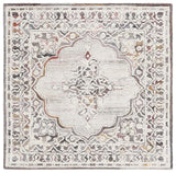 Safavieh Metro 6'-0" x 6'-0" Rug in Red / Ivory