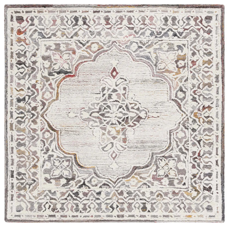 Safavieh Metro 6'-0" x 6'-0" Rug in Red / Ivory