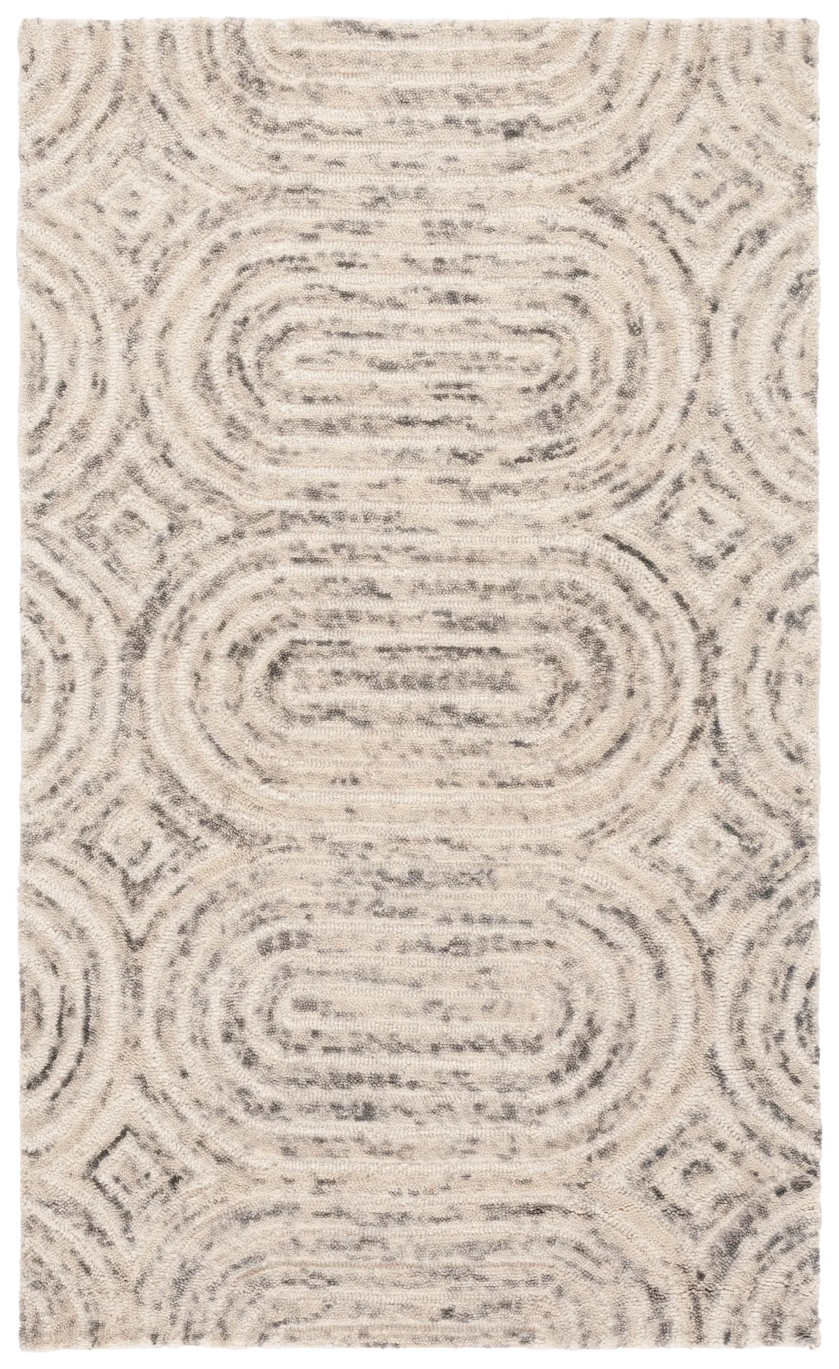 Safavieh Trace 3'-0" x 5'-0" Rug in Grey / Ivory