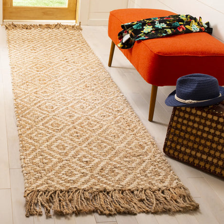 Safavieh Natural Fiber 2'-3" x 8'-0" Rug in Ivory / Natural