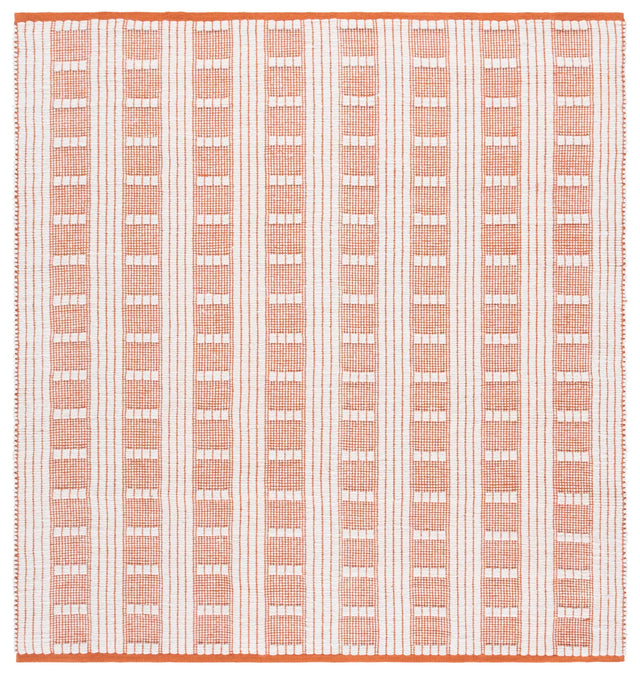 Safavieh Vermont 6'-0" x 6'-0" Rug in Orange / Ivory